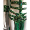 Verde Amazônia Long Fringes - BrazilCarnivalShop