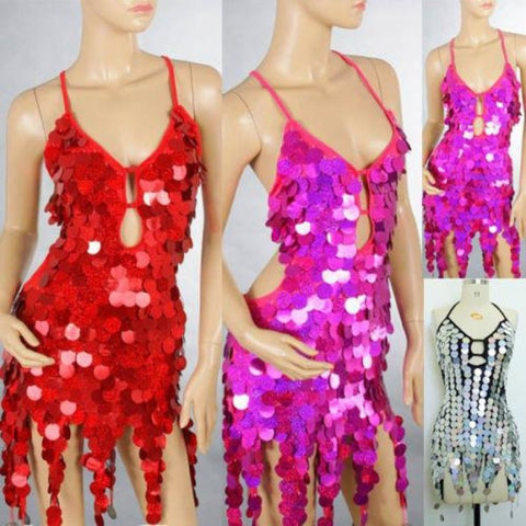Candy Colors Carnaval Fringes Samba Dress