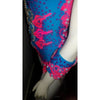 Fluorescent Electric Blue/Pink One Piece Samba Show - BrazilCarnivalShop