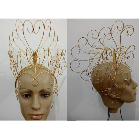 Headdress Wire Frame - Curls - BrazilCarnivalShop