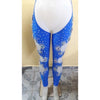 Azul Royal Top & Leg Sleeves - BrazilCarnivalShop