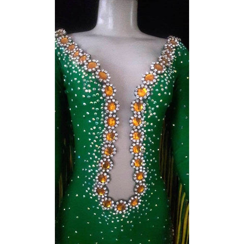 Brazil Colors Sparkler Show Romper Fringes! - BrazilCarnivalShop