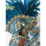 Azul e Verde Mar Supreme Luxury Bikini Samba Costume