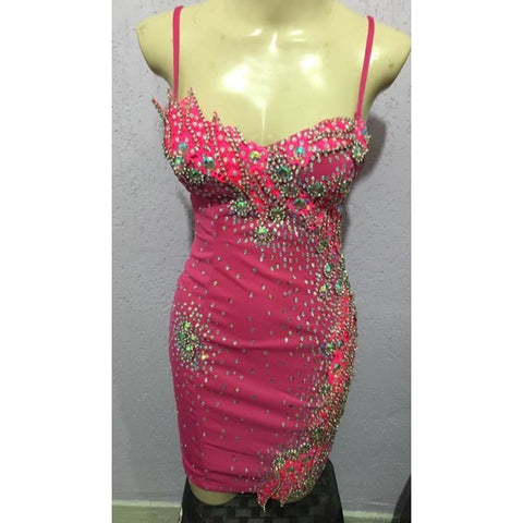 Suzanna Rhinestone Samba Shine Dress