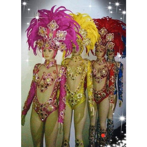 Mangueira Colors Samba Complete 10 Piece Costume