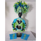 Aqua Verde Luxury Bikini Samba Costume - BrazilCarnivalShop