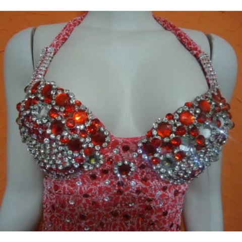 Vermelho Crystal Brilho de Samba - BrazilCarnivalShop