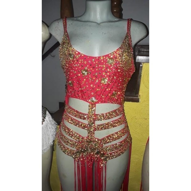 Majestade Ouro Long Fringes - BrazilCarnivalShop