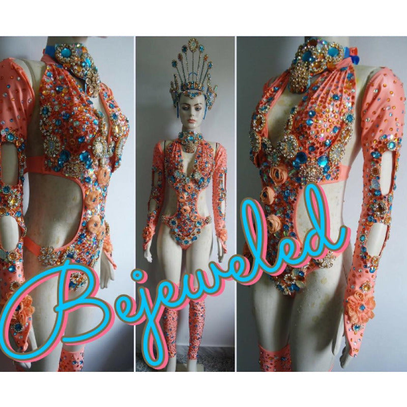 Bejeweled Fascination Complete Samba Costume - BrazilCarnivalShop