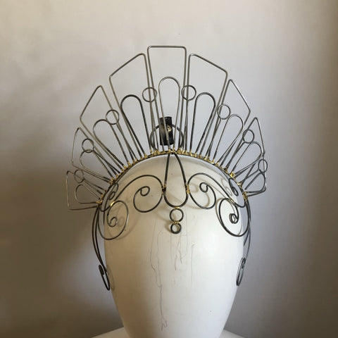 Headdress Wire Frame - Curves and Swirls