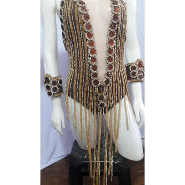 Sparkling Queen Samba Show One Piece freeshipping