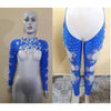 Azul Royal Top & Leg Sleeves - BrazilCarnivalShop