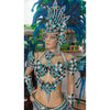 Turquoise Gem Luxury 10 Piece Samba Costume - BrazilCarnivalShop