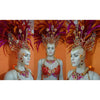 Pink/Orange/Red Deluxe Samba Empress - BrazilCarnivalShop