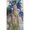 Purple & Green Exuberance Samba Complete 10 Piece Costume - BrazilCarnivalShop