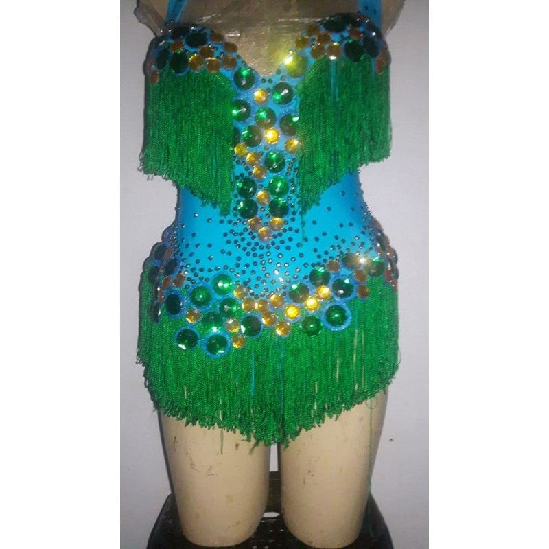 Leticia One Piece Fringes Samba - BrazilCarnivalShop