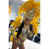 Sublime Divina Crystal & Rhinestones Sparkler Luxury Bikini Samba Costume - BrazilCarnivalShop