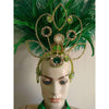 Green Paradise Feathers Parade One Piece with Headpiece - BrazilCarnivalShop