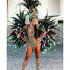 Back Piece Only Apoteose Rio Fantasia Noturno - BrazilCarnivalShop