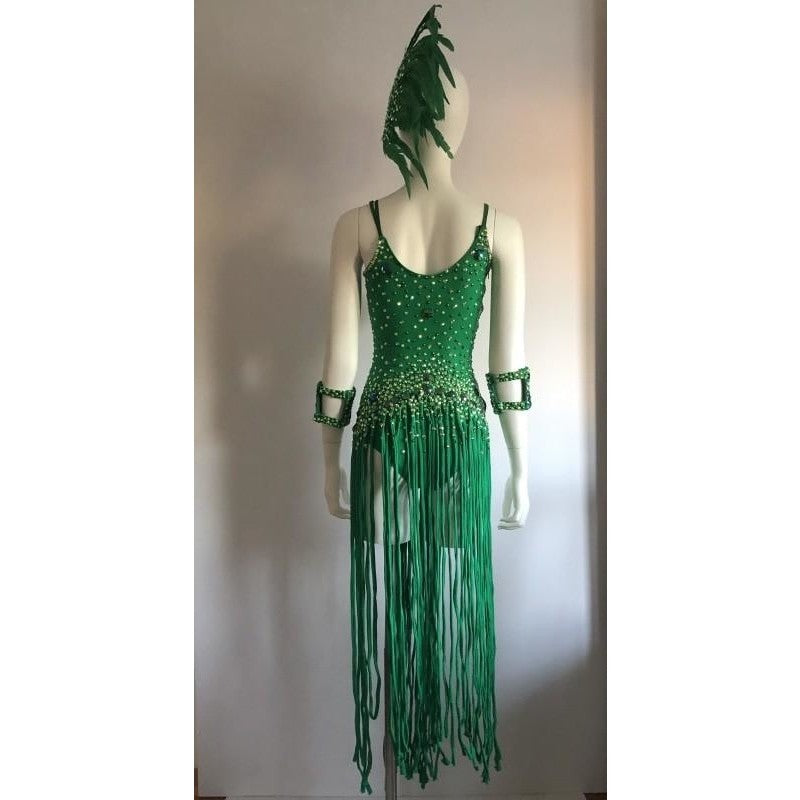 Majestade Ouro Long Fringes - BrazilCarnivalShop