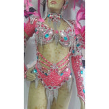 Freesia Crystal & Rhinestones Sparkler Luxury Bikini Samba Costume - BrazilCarnivalShop