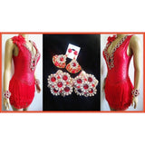 Vermelho Maravilha Samba Show Dress - BrazilCarnivalShop