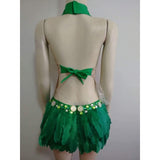 Green Paradise Feathers Parade One Piece with Headpiece - BrazilCarnivalShop