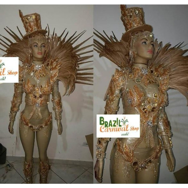 Cartola Brilho Luxury Bikini Samba Costume - BrazilCarnivalShop