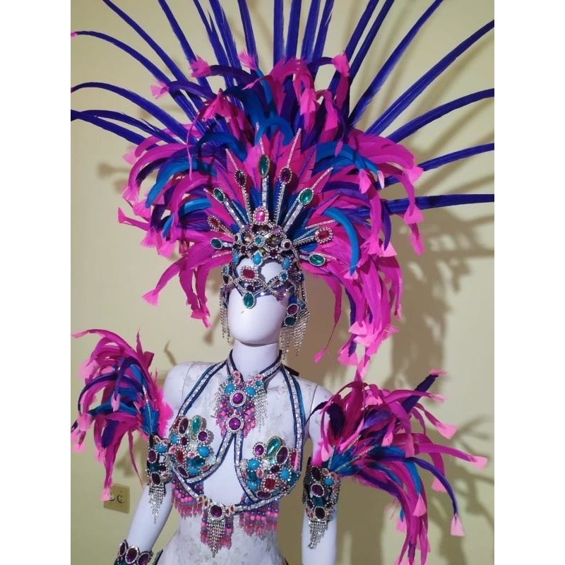 Fuchsia Exuberant Luxury Bikini Costume