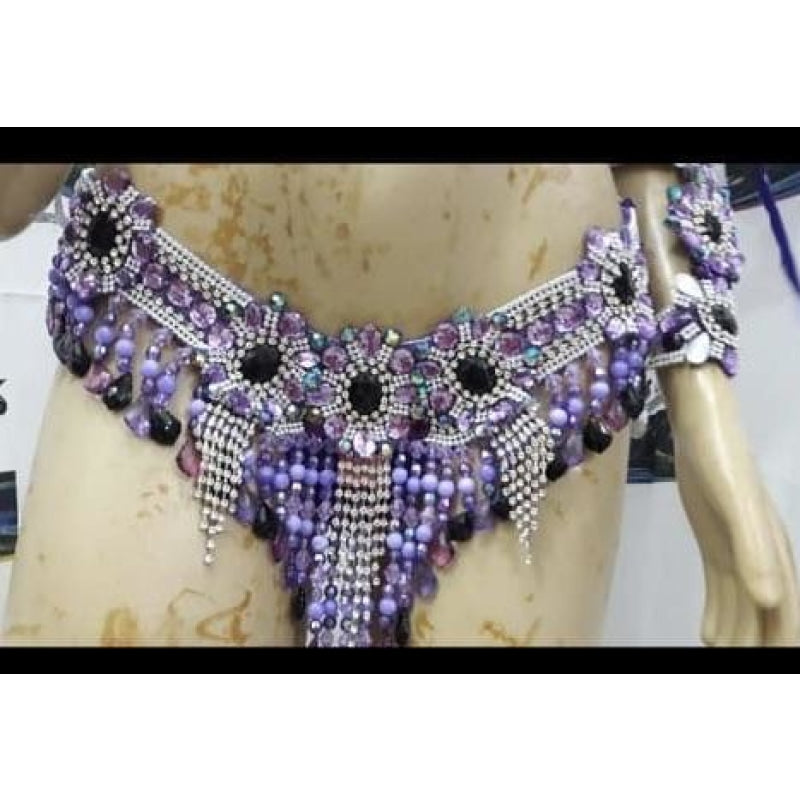 Purple Splendor Samba Complete 10 Piece Costume - BrazilCarnivalShop