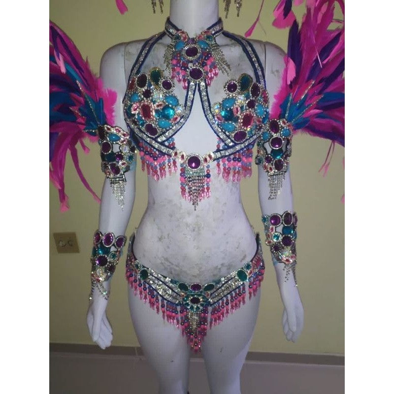 Fuchsia Exuberant Luxury Bikini Costume