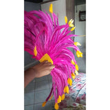 Hot Pink and Orange/Yellow Luxury Bikini Samba Costume - BrazilCarnivalShop