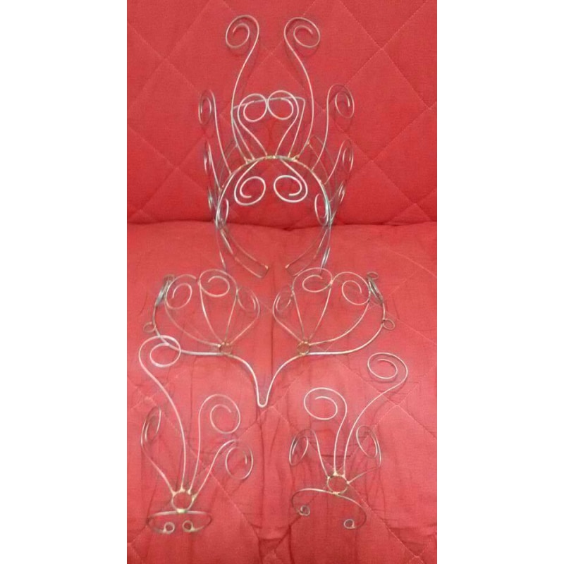 Wire Frame Set - Swirls - BrazilCarnivalShop