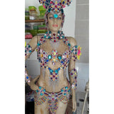 Colors Delight Samba Complete 10 Piece Costume - BrazilCarnivalShop