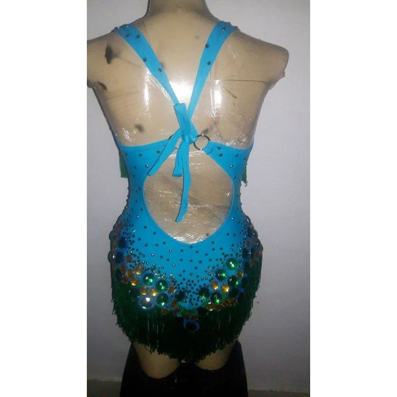 Leticia One Piece Fringes Samba - BrazilCarnivalShop