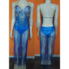 Sapphire Fringes Samba One Piece - BrazilCarnivalShop