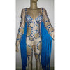 Isadora Catsuit Fringes Show Wear - BrazilCarnivalShop