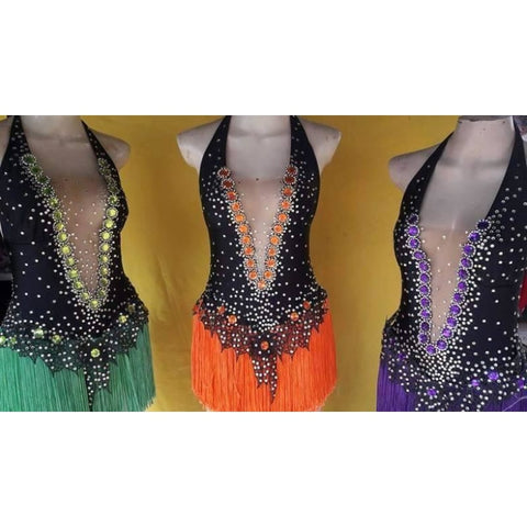 Fringes & Sparkle Samba Show Dress