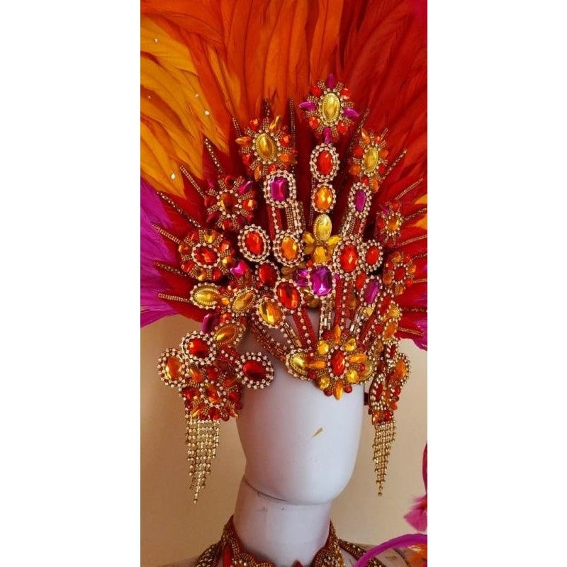 Fogo Rosa Luxurioso Samba Costume - BrazilCarnivalShop