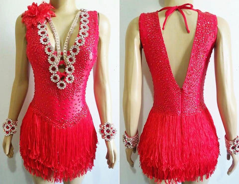 Candy Colors Carnaval Fringes Samba Dress