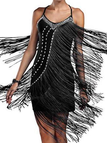 Great Fringes With Sequins Dress
