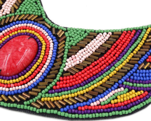 Beaded Tribal Chunky Necklace - BrazilCarnivalShop