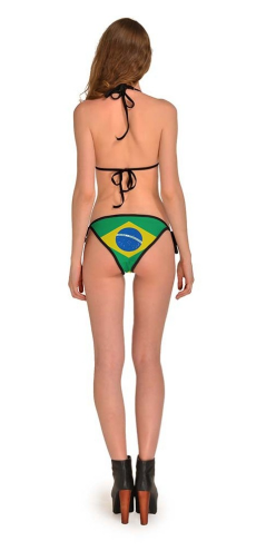 Brazil Flag Bikini - BrazilCarnivalShop