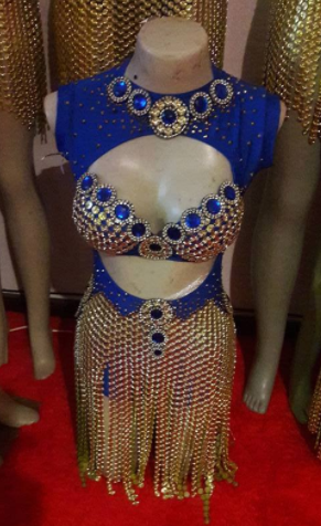 Suzanna Rhinestone Samba Shine Dress