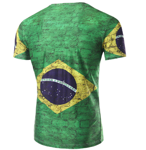 Brazil Bricks T-Shirt - BrazilCarnivalShop
